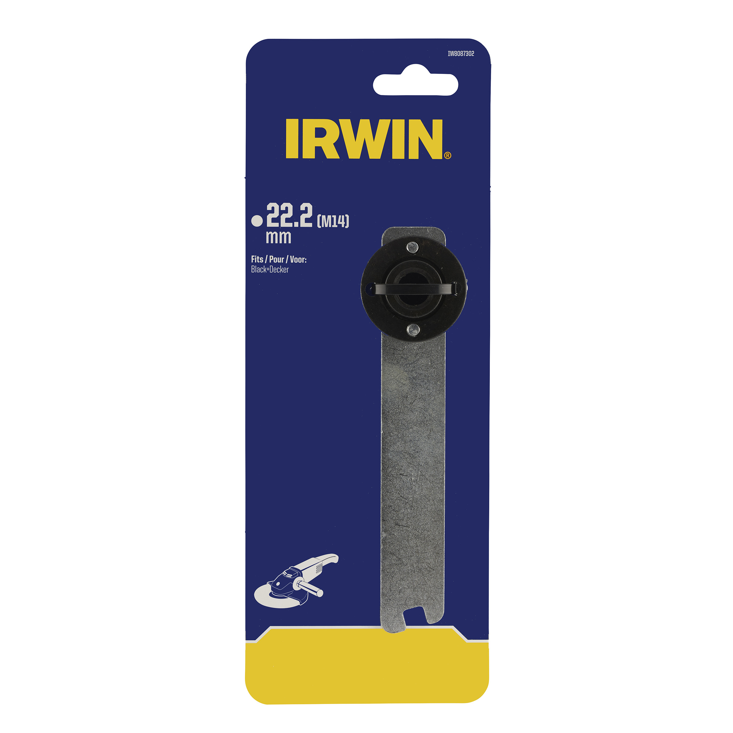 Clé pour les meuleuses d'angle Irwin IW8087302; M14