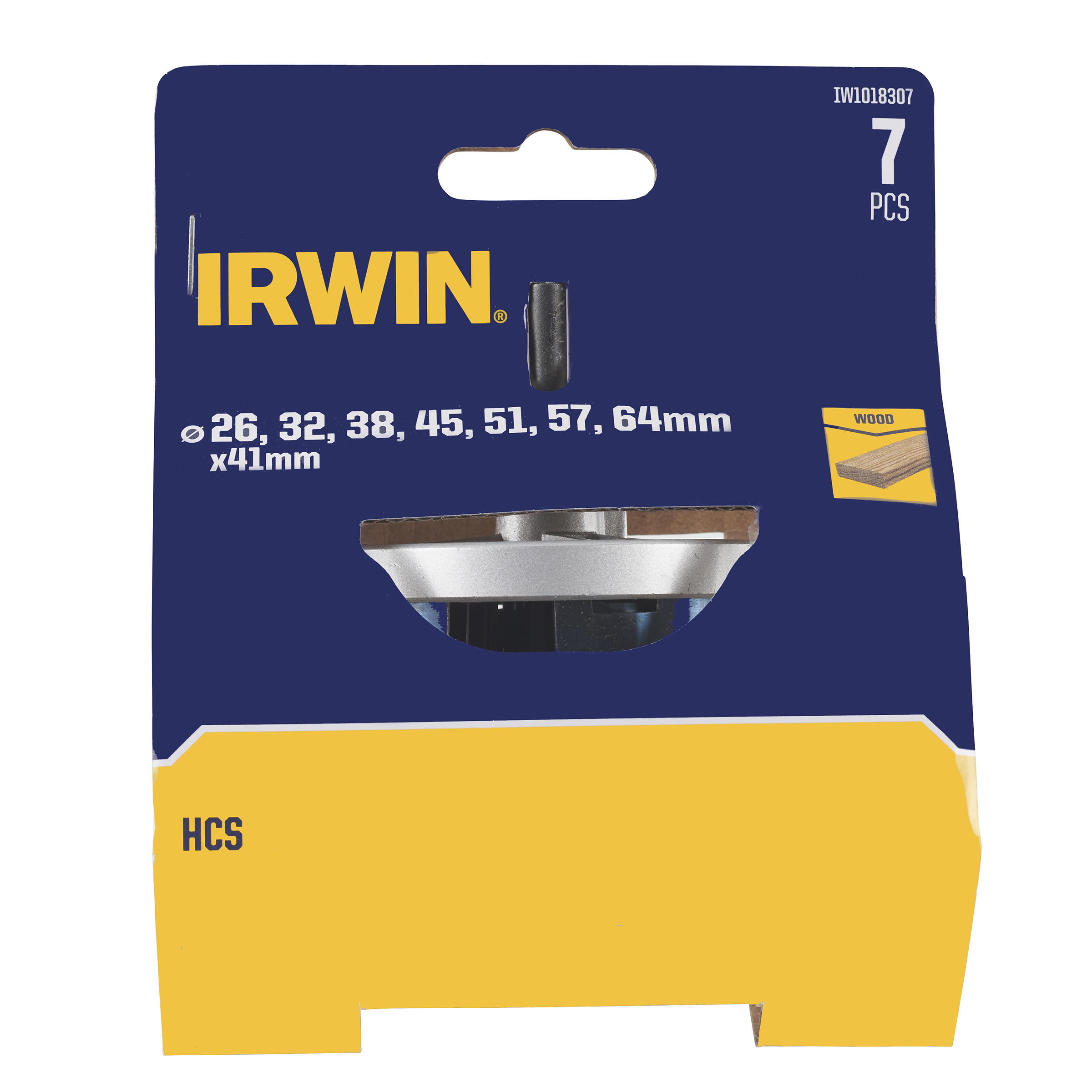 Jeu de scies à métaux 7 pièces Irwin IW1018307; 41 mm