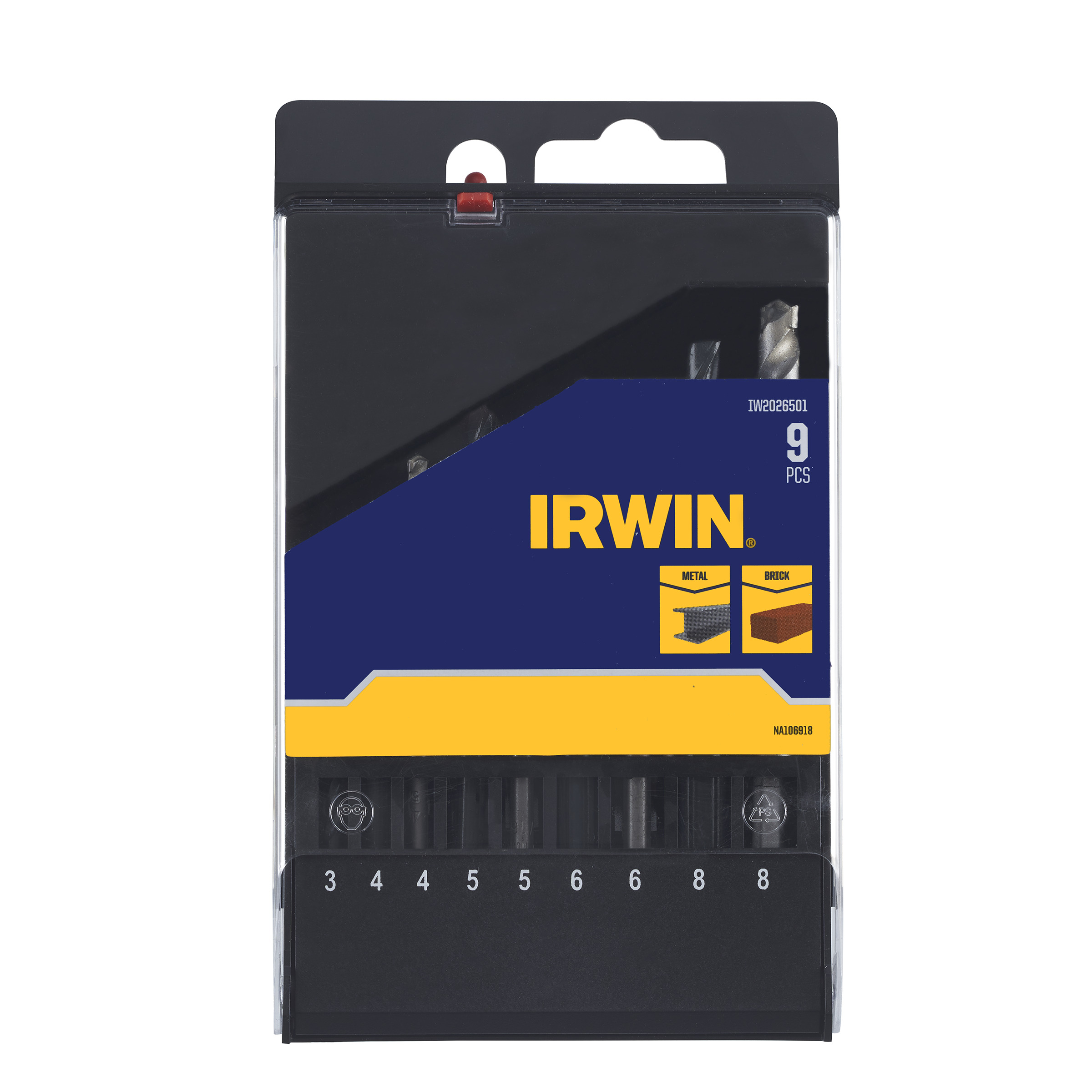 Jeu de forets Irwin IW2026501; 9 unités