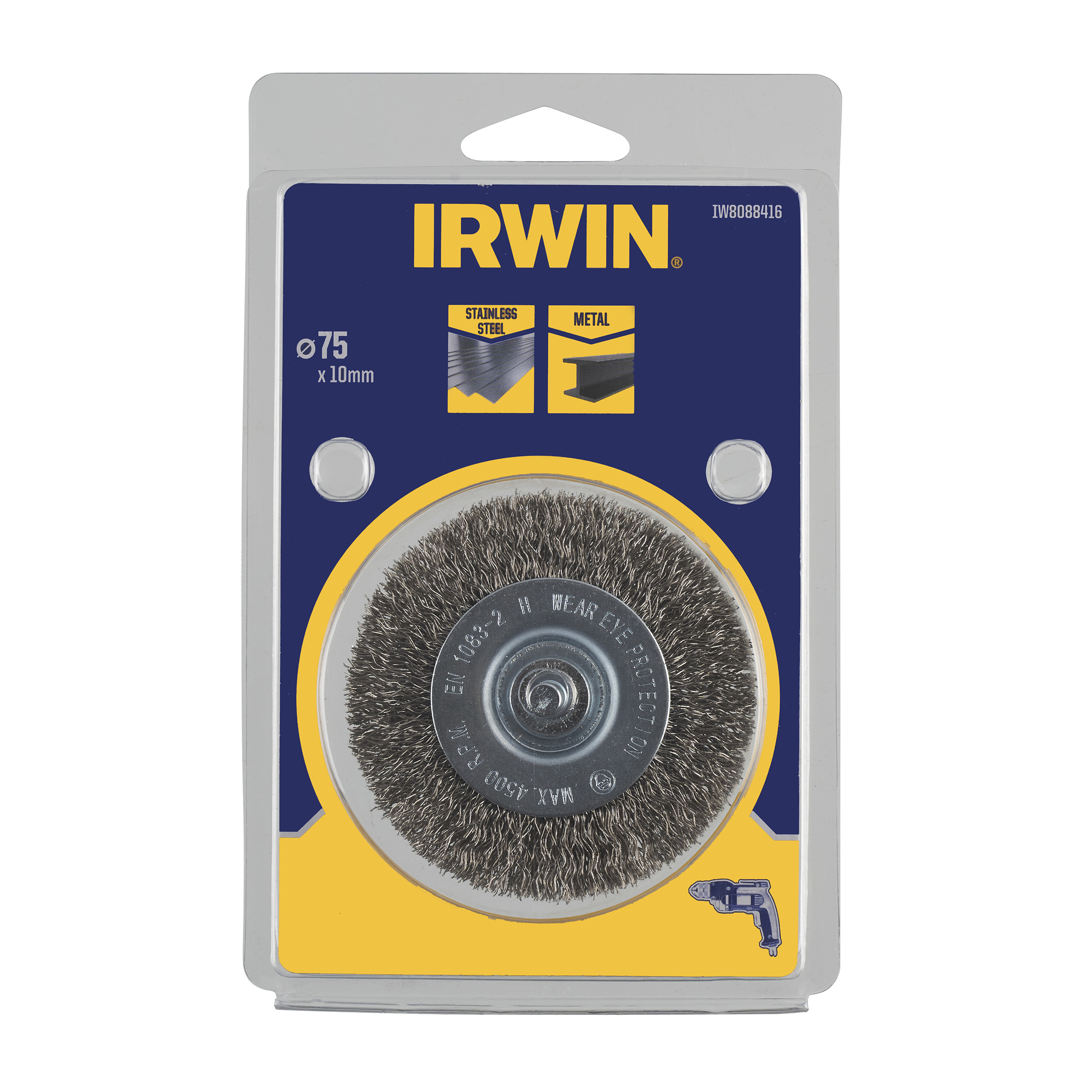 Brosse conique Irwin IW8088416; 75x10 mm