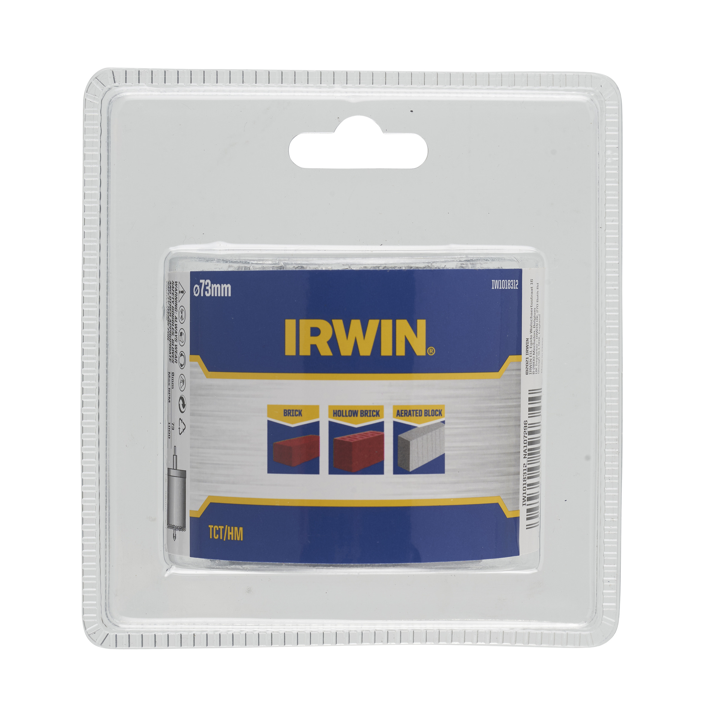 Fraise diamantée Irwin IW1018312; 73 mm