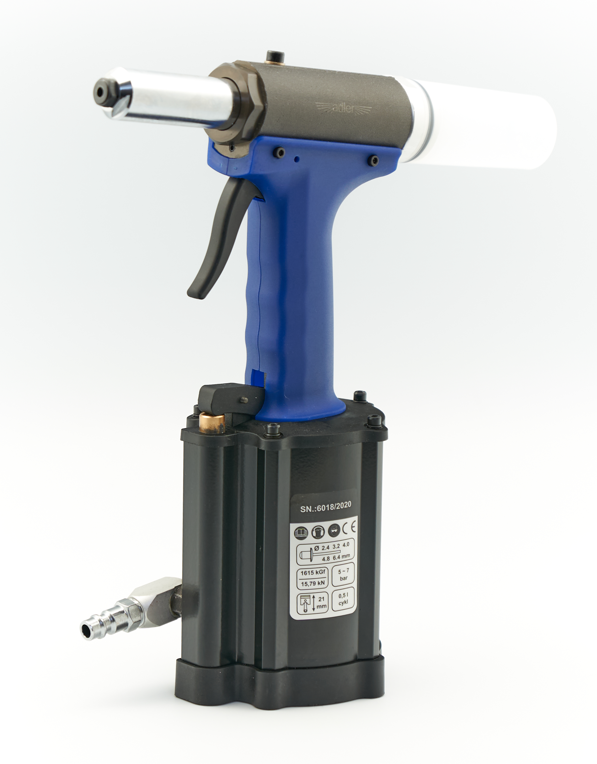Pistolet à rivets pneumatique Adler MA6018