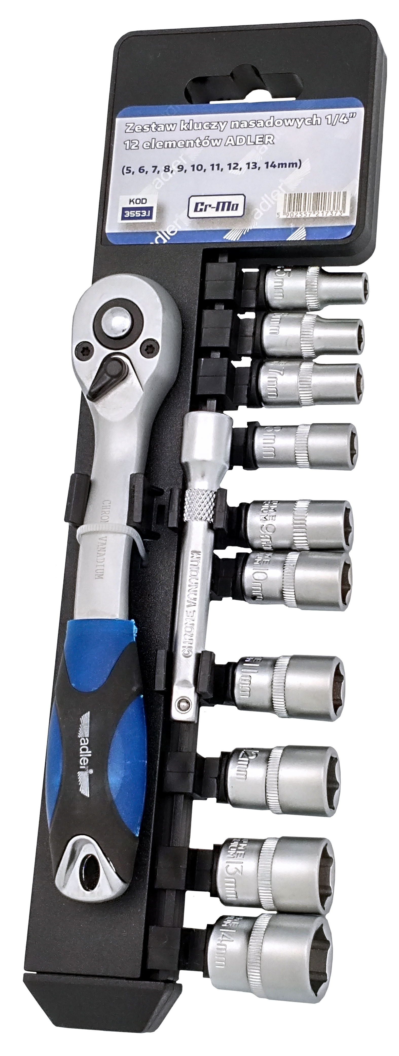 Ensemble d'outils Adler 3553.1; 12 unités