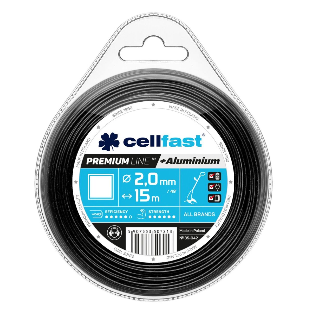 Ligne de coupe Cellfast 35-042; 2 mm; 15 m