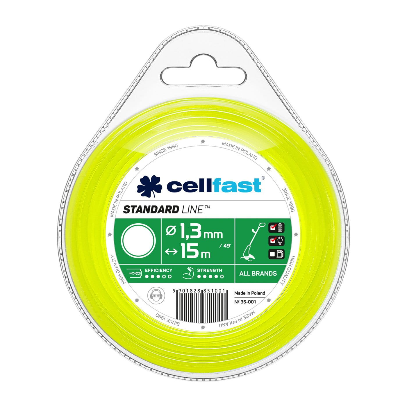 Ligne de coupe Cellfast 35-003; 2 mm; 15 m