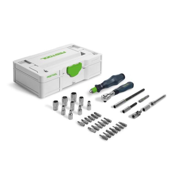 Ensemble d'outils Festool SYS3 S 76-1/4''-CE RA; 37 unités