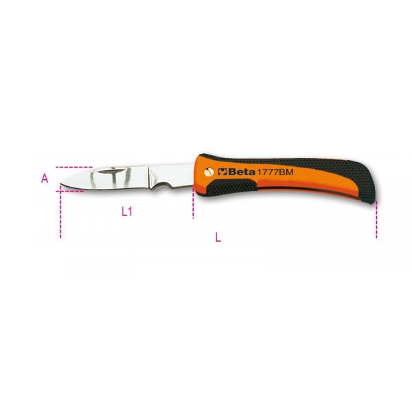 Couteau Beta 1777BM/K; 190 mm