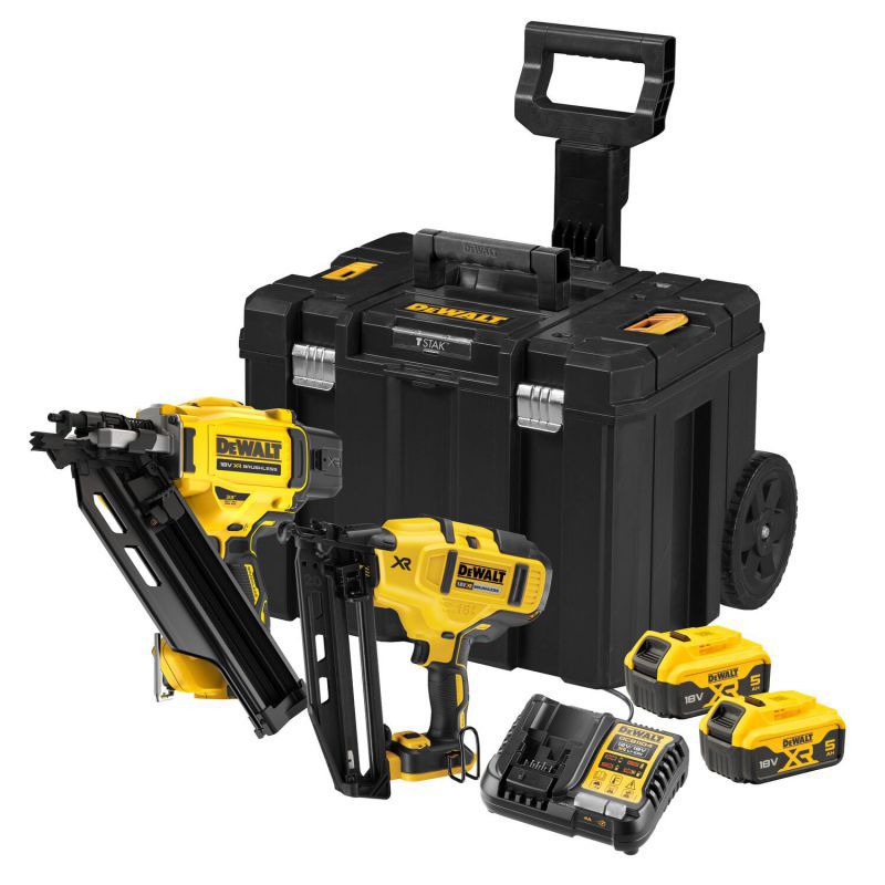 Ensemble d'outils DeWalt DCK246P2T-QW (DCN660 + DCN930); 18 V; 2x5,0 Ah accu.