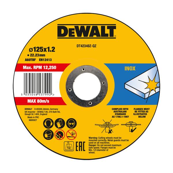 Disque abrasif DeWalt DT42380Z-QZ; 180x1,2x22,23 mm