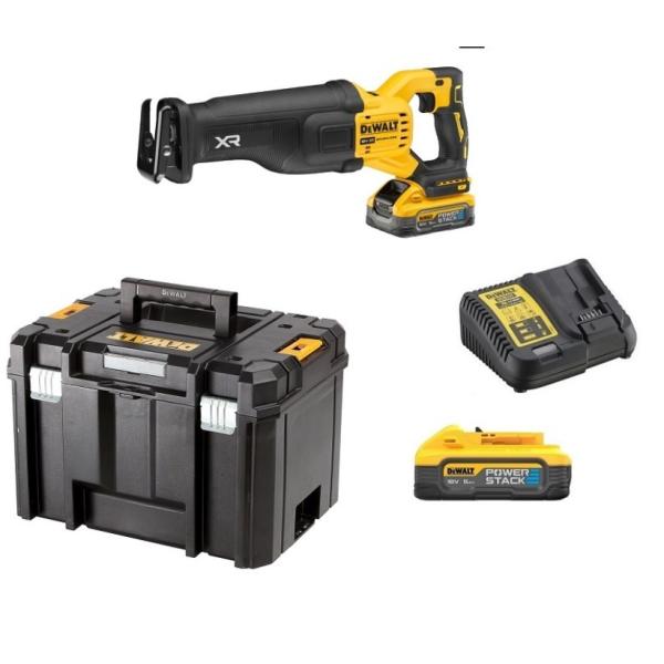 Scie sauteuse DeWalt DCS386H2T-QW; 18 V; 2x5,0 Ah accu.