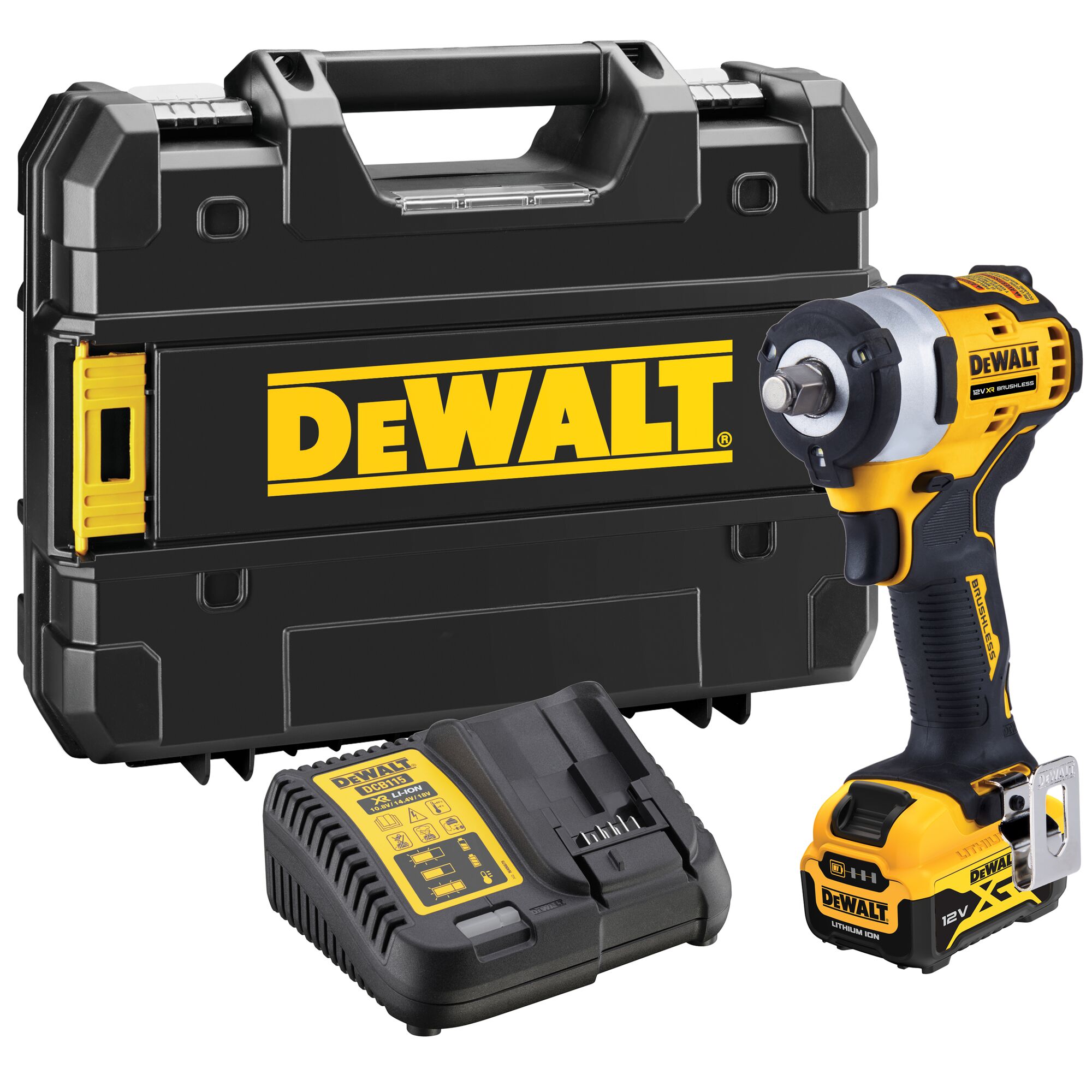 Clé à chocs DeWalt DCF901P1-QW; 1/2''; 12 V; 1x5,0 Ah accu.