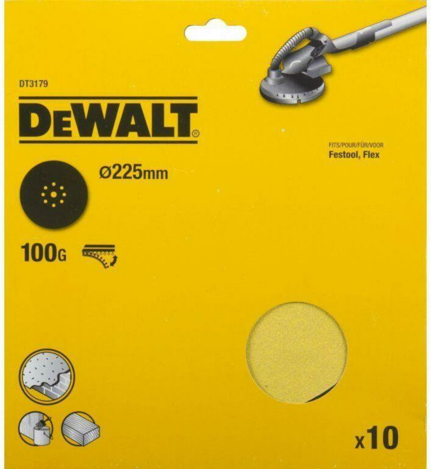 Papier de sable DeWalt DT3170-QZ; 225 mm; P120; 10 unités