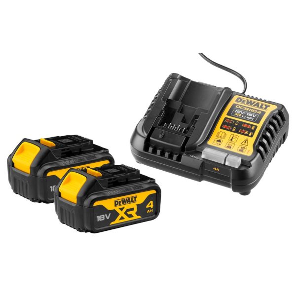Batterie DeWalt DCB1104M2-QW; 18 V; 2x4,0 Ah; Li-ion