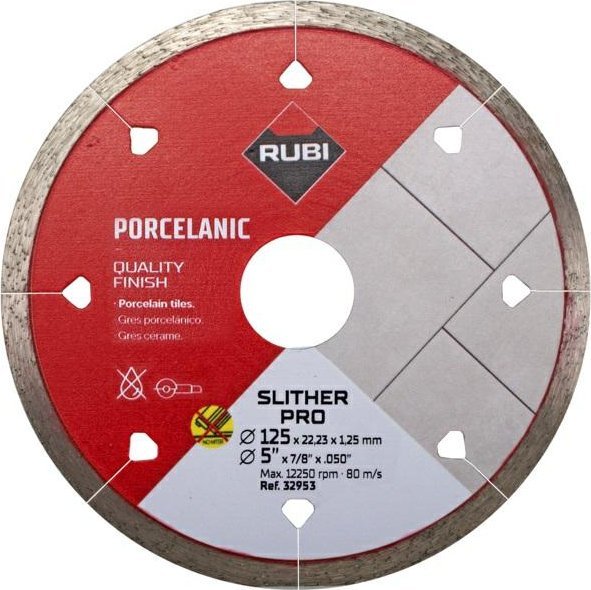 Disque à tronçonner diamanté Rubi SLITHER 125 PRO; 125 mm