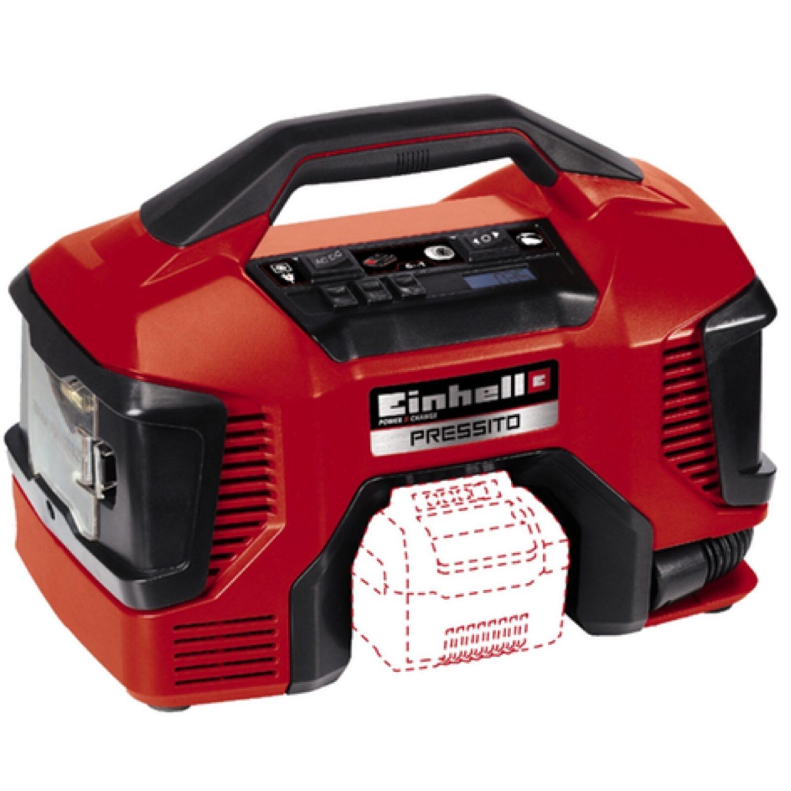 Compresseur Einhell 4020460; 18 V; 230 V (sans batterie et chargeur)