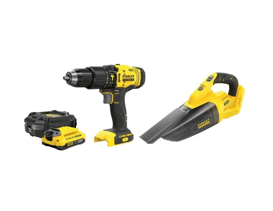 Ensemble d'outils Stanley SFMCK219D1-QW (SFMCD711+SFMCVH001B); 18 V; 1x2,0 Ah accu.
