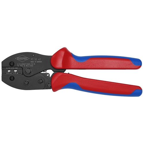 Pince à sertir pour œillets et contacts de câbles isolés Knipex 975242; 220 mm