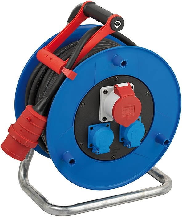 Rallonge électrique Brennenstuhl 30m 1CEE400V+2VDE RN 5x2,5 IP44