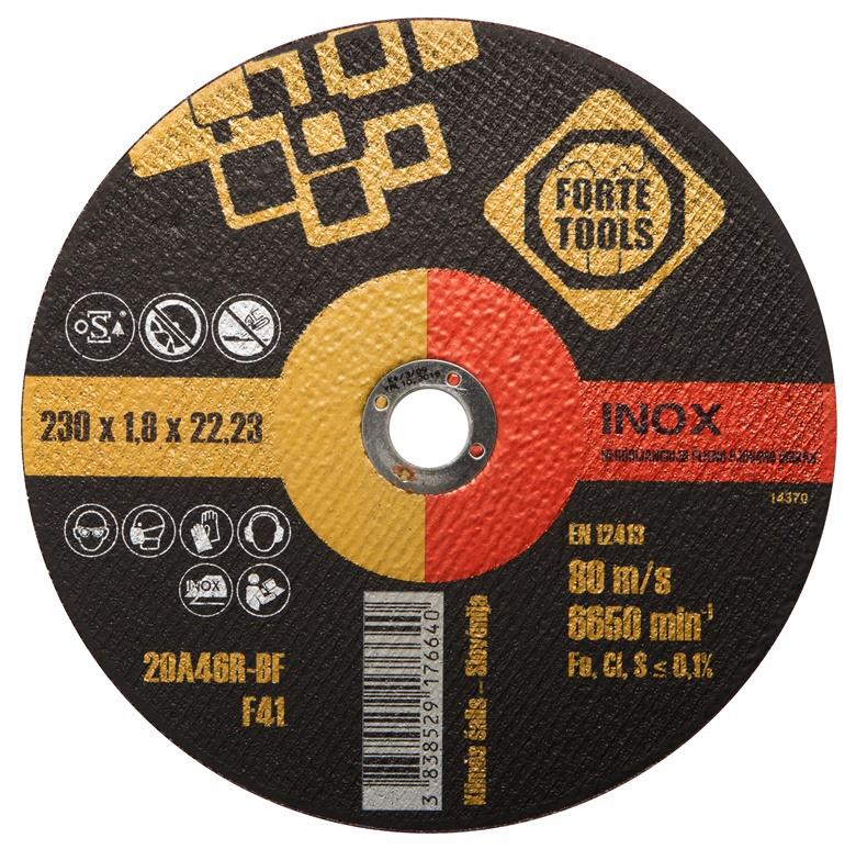 Disque abrasif Forte tools 374362; 230x1,8 mm