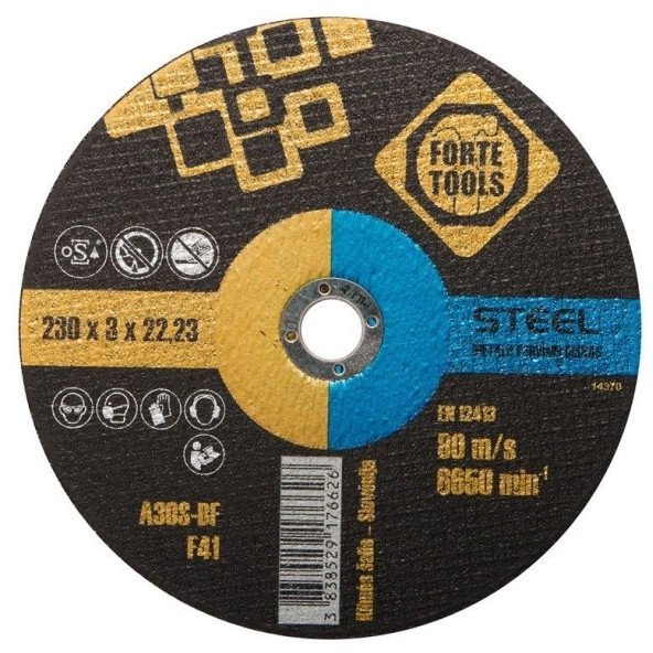 Disque abrasif Forte tools 374355; 230x3 mm