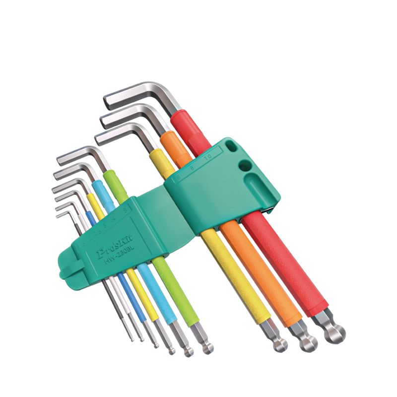 Clé hexagonale ProsKit HW-230BL; 1,5-10 mm; 9 unités