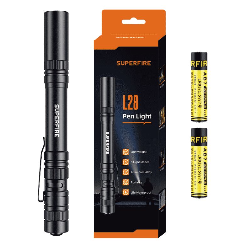 Lampe de poche SUPERFIRE-L28; LED; 121 lm
