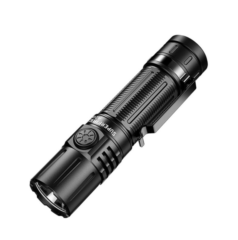 Lampe de poche SUPERFIRE-A20; LED; 1700 lm; 1x4,0 Ah accu.
