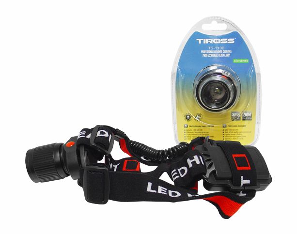 Lampe frontale Tiross TS-1100; LED
