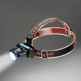 Lampe frontale Tiross TS-1960; LED; 120/150 lm; 1x1,2 Ah accu.