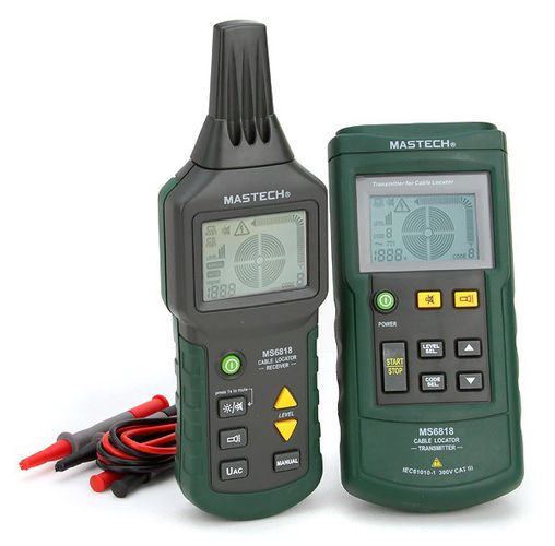 Détecteur de métal et de câble Mastech MS6818