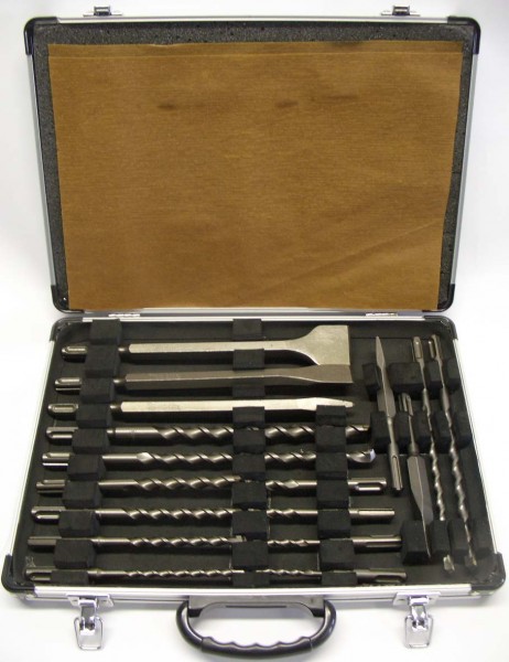 Ensemble de forets et ciseaux Makita; SDS-plus; 17 pcs