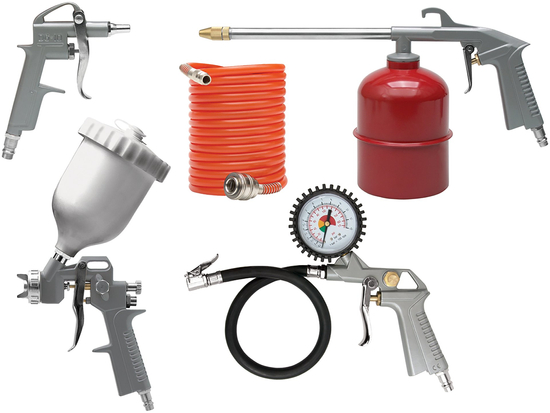 Ensemble d'outils de compression pour la peinture et le soufflage Vorel 81638; 5 unités