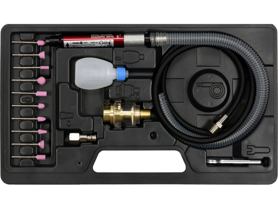 Meuleuse pneumatique Vorel 80970 + Accessoires