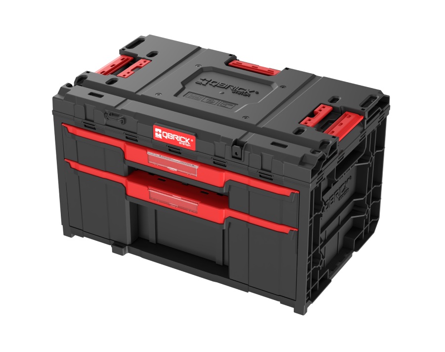 Boîte pour les outils Qbrick ONE PLUS TOOLBOX 2.0; avec deux tiroirs