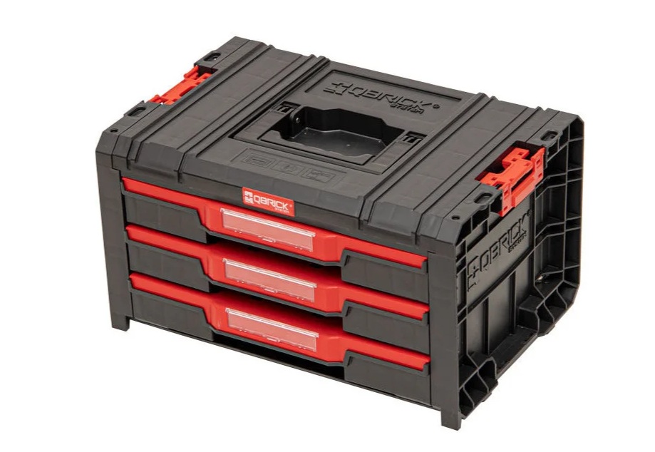 Boîte pour les outils Qbrick PRO 2.0 Expert; avec 3 tiroirs