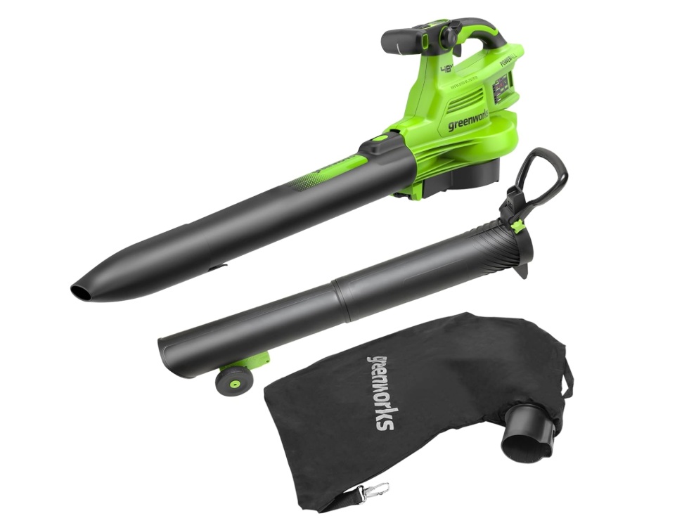 Souffleur de feuilles sans fil Greenworks BL48L01-01; 2x24 V (sans batterie et chargeur)