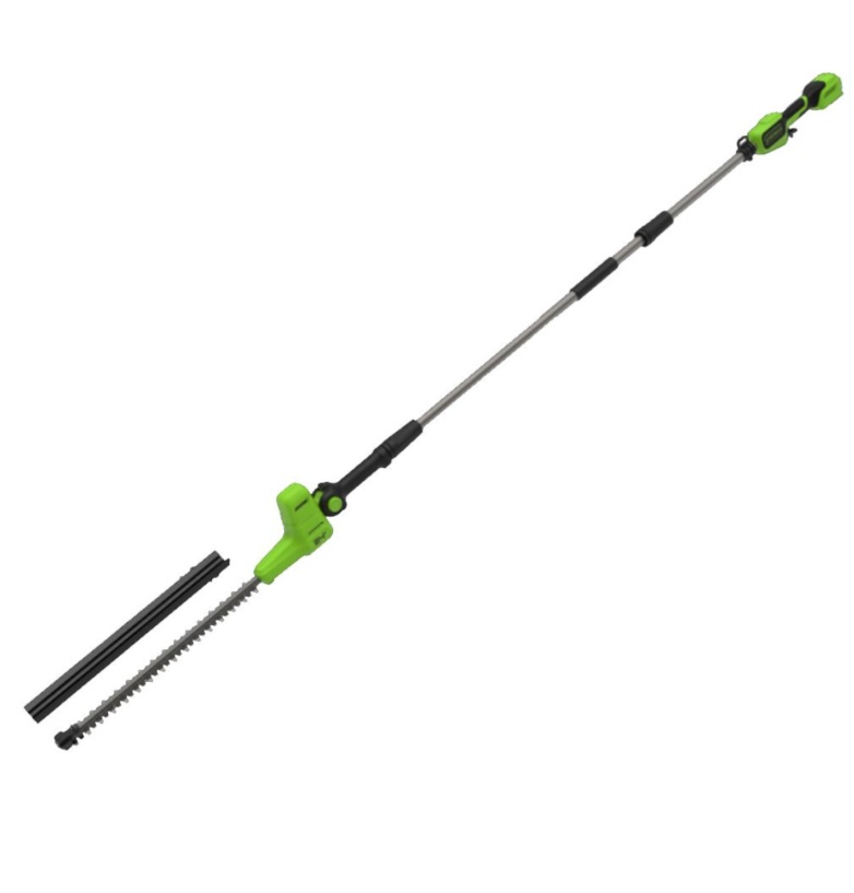 Taille-haie télescopique Greenworks G24PHT51II; 24 V (sans batterie et chargeur)
