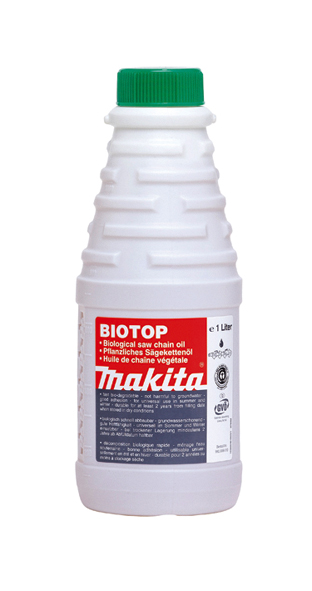 Huile pour la lubrification des tronçonneuses Makita Biotop; 1l