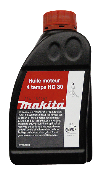 Pétrole Makita 4T; 0,6 l pour les moteurs de tondeuses à gazon et de pelouse
