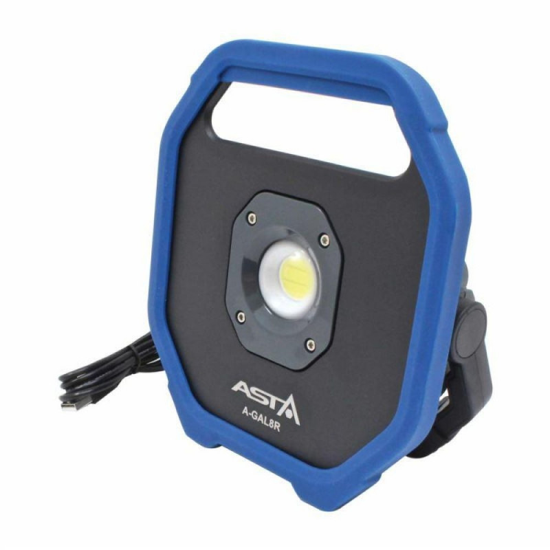 Lampe de poche sans fil ASTA A-GAL8R; LED; 3,7 V; 2x4,4 Ah accu.