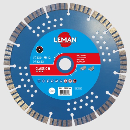 Disque à tronçonner diamanté LEMAN F770301; 300x20x3,0 mm