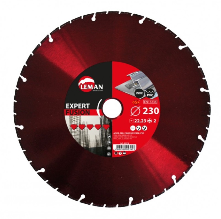 Disque à tronçonner diamanté LEMAN F950125; 125x22,23x1,8 mm