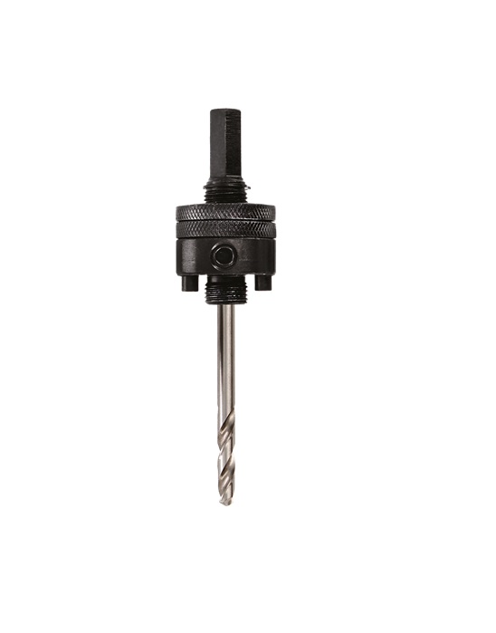 Adaptateur hexagonal pour couronne de forage LEMAN F10070; HSS + foret d'alignement