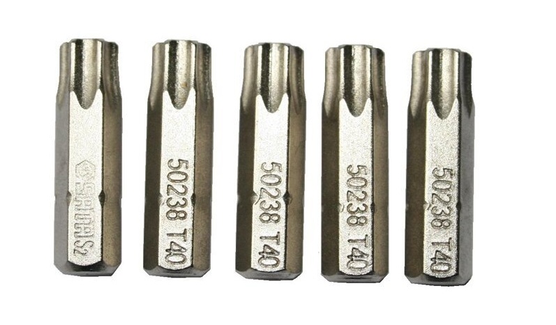 Peu de tournevis Sata S59238; 1/4''; T40; 5 unités