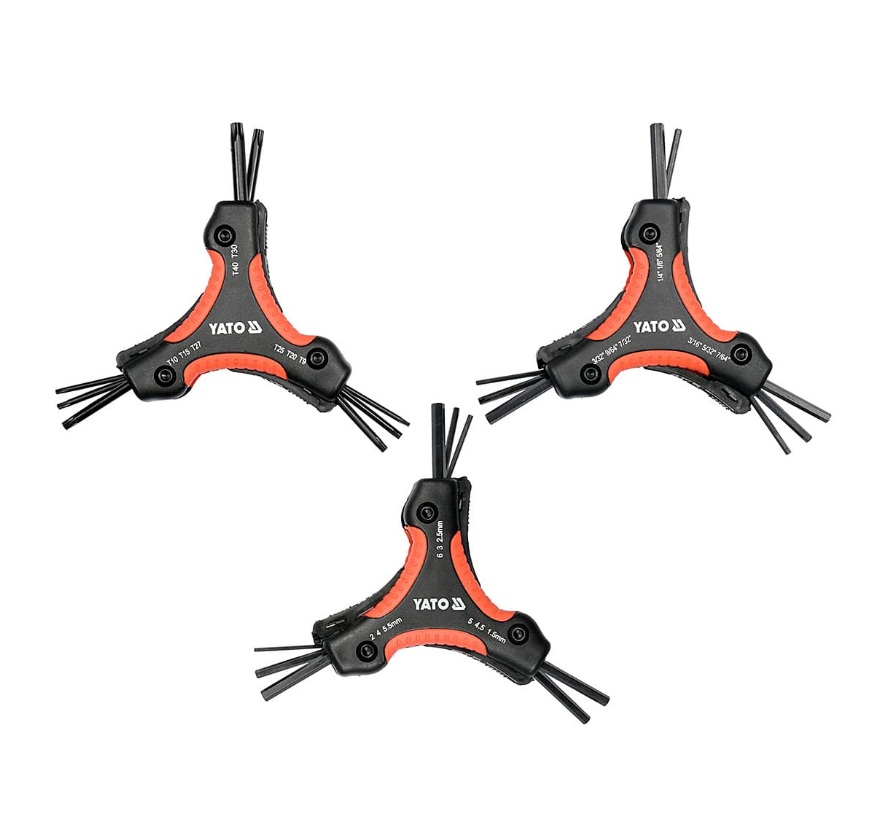 Clé hexagonale Yato YT-05644; 26 unités