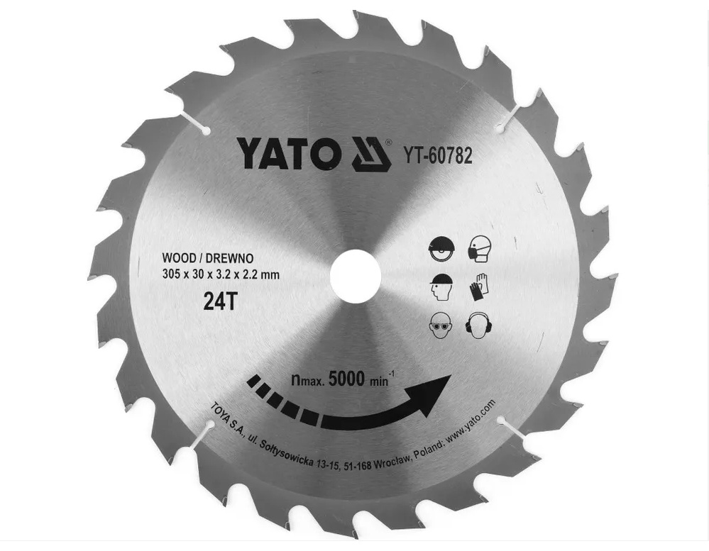 Lame de scie Yato YT-60782; 300x30x2,2 mm