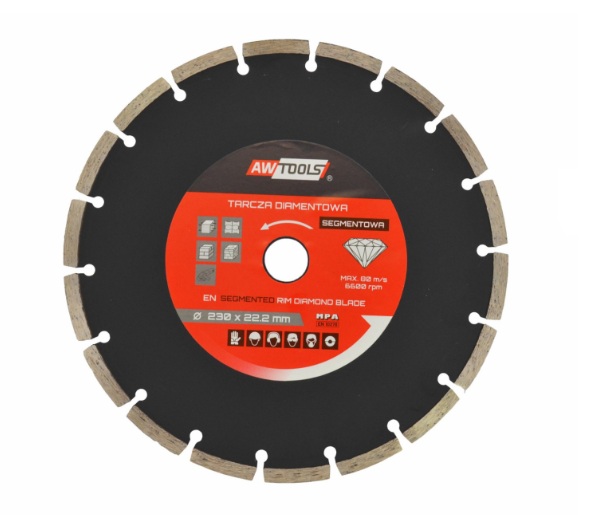 Disque à tronçonner diamanté AWTools AW45300; 300x25,4x2 mm