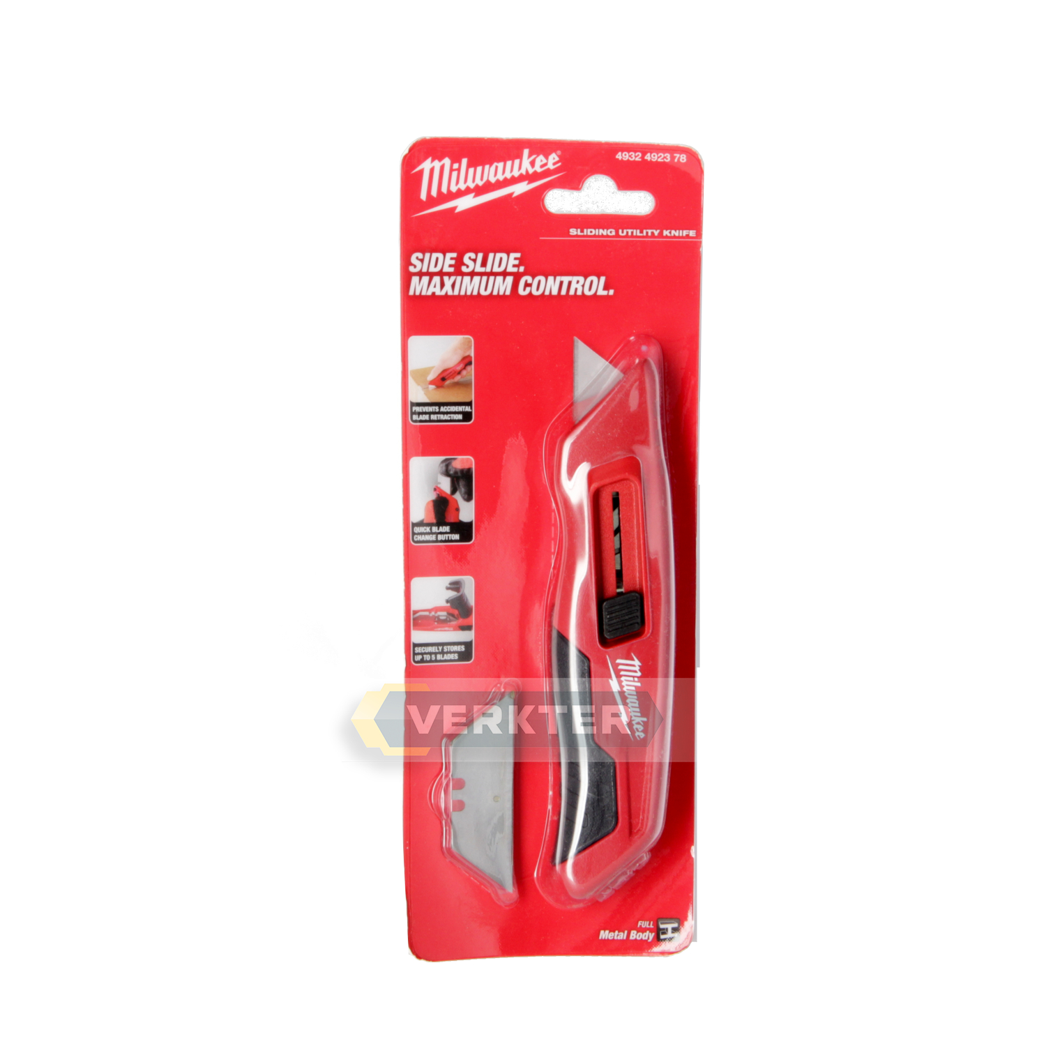 Couteau avec lames remplaçables Milwaukee 4932492378