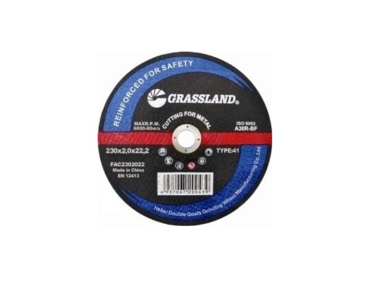 Disque abrasif Grassland FAC2302022; 230x22,2x2 mm