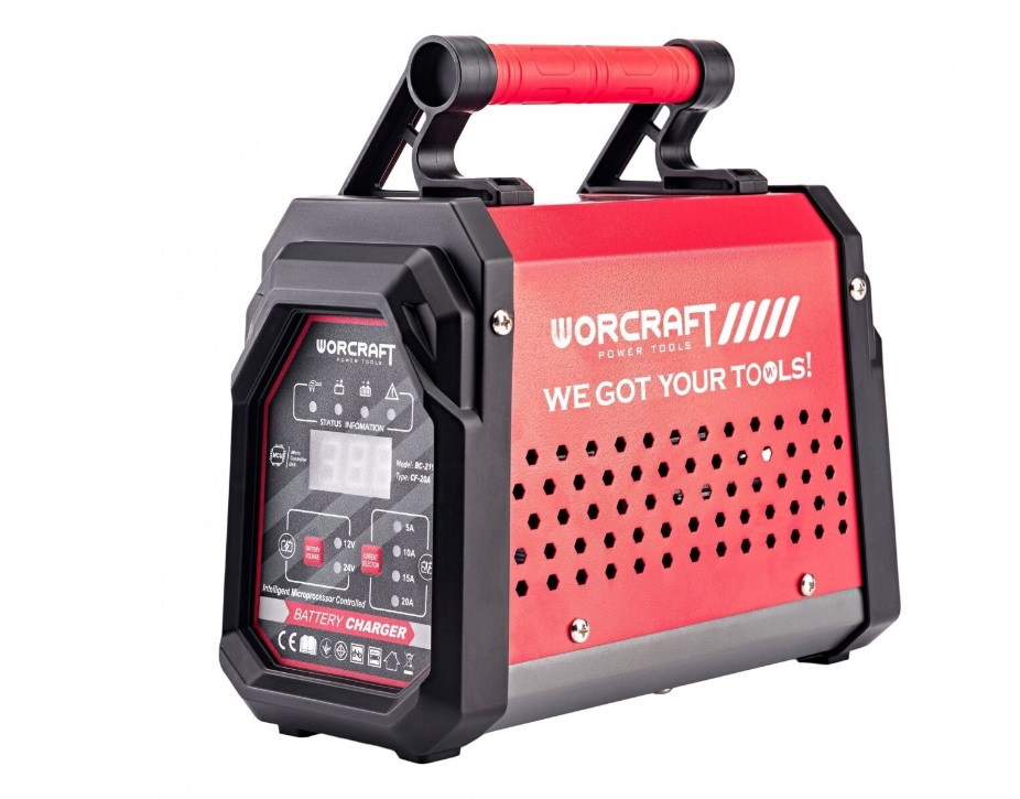Chargeur Worcraft BC219; 12/24 V; 10-300 Ah